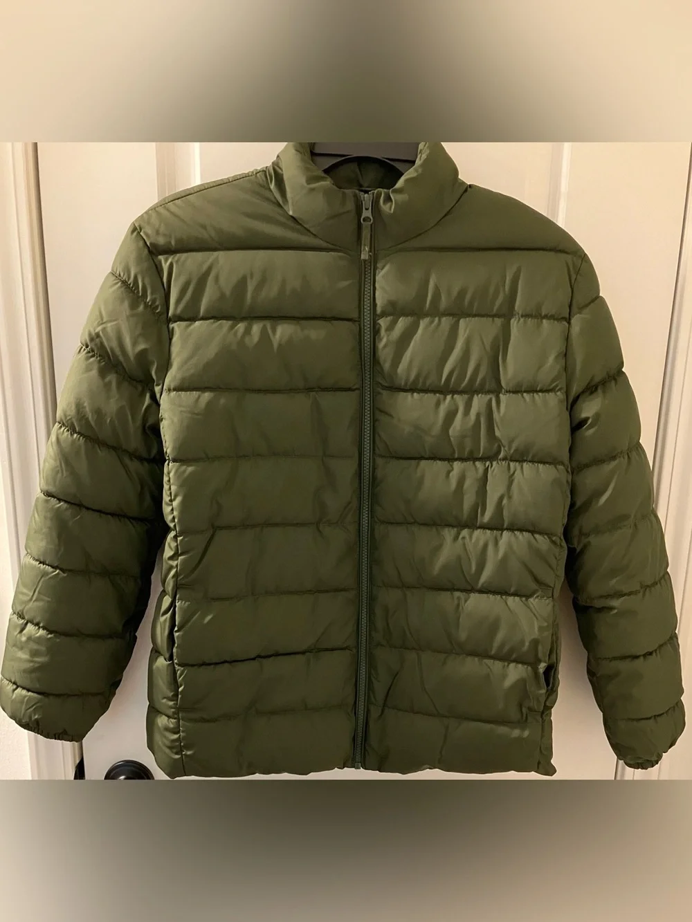 The Children’s Place Olive Green Unisex Puffer Jacket Size 18 XXXL